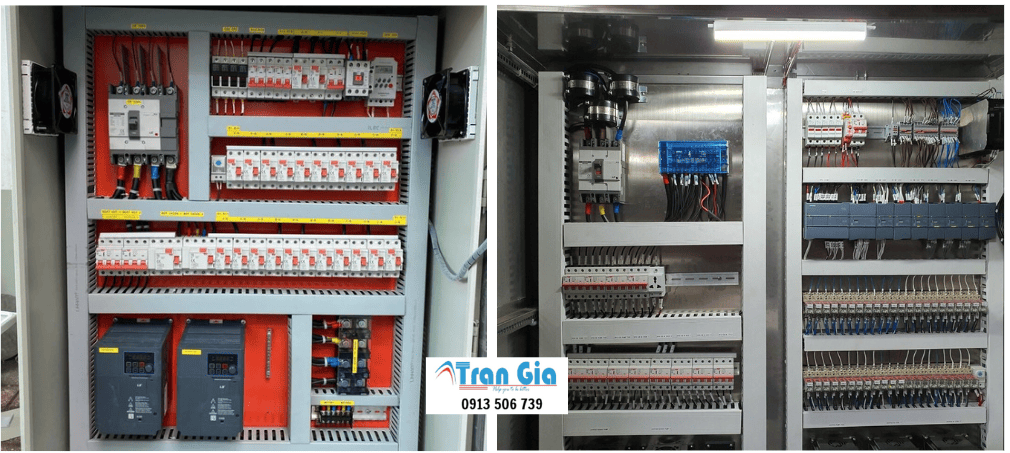 Hình ảnh sửa biến tần đang trong quá trình sửa chữa tại Trần Gia Automation