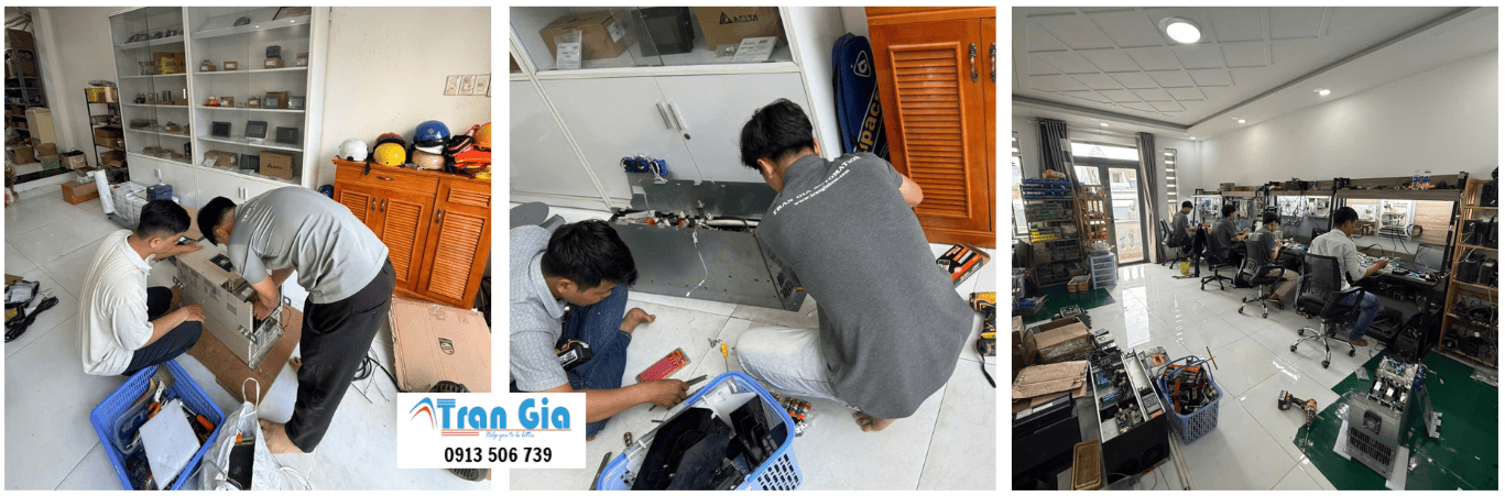 Sửa lấy ngay màn hình HMI LS báo lỗi, màn hình bị mờ - hoen ố - không rõ chữ uy tín