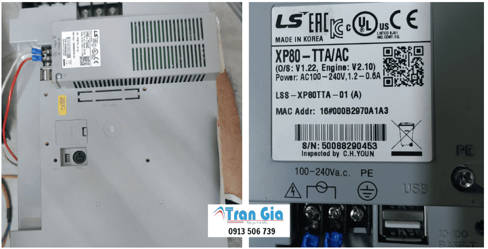 Sửa lấy ngay màn hình HMI LS báo lỗi, màn hình bị mờ - hoen ố - không rõ chữ uy tín