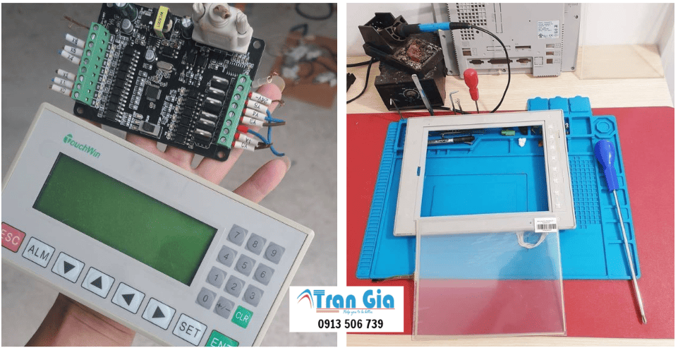 Sửa hư LCD màn hình cảm ứng HMI Siemens TP700 Comfort lấy ngay được