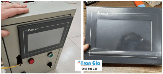 Sửa lấy ngay màn hình HMI Delta DOP-107BV báo lỗi, thay cảm ứng, thay LCD
