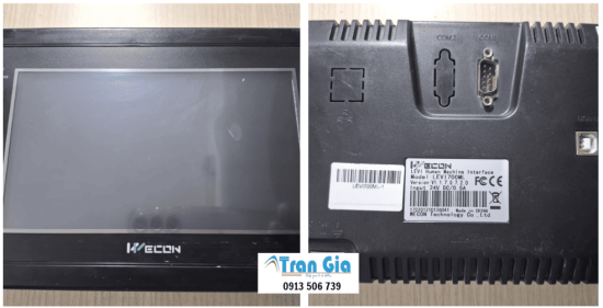 Dịch vụ sửa lấy ngay màn hình cảm ứng HMI Wecon liệt cảm ứng, màn hình bị mờ