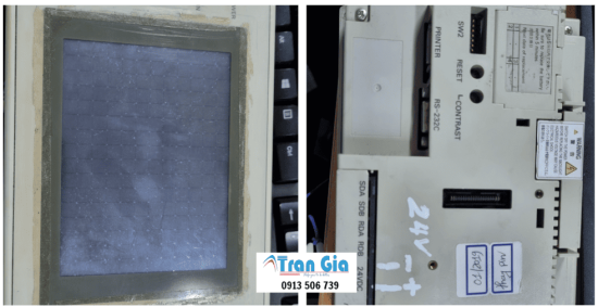 Nơi sửa chữa màn hình HMI Omron bị tối, hỏng cảm ứng, không thao tác được