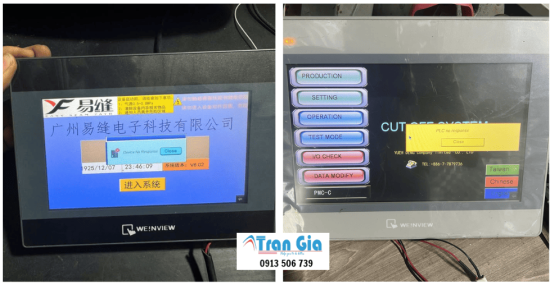 Khắc phục, sửa màn hình cảm ứng 4.3 inch, thay LCD màn hình HMI 4.3 inch, thay tấm cảm ứng