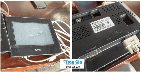 Nơi sửa màn hình cảm ứng HMI 5.6 inch các lỗi bị loang màu, hoen ố, kẻ sọc, mờ không thấy rõ tận nơi tại nhà máy