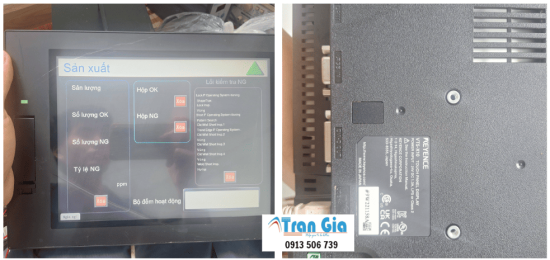 Chuyên gia sửa lấy ngay màn hình cảm ứng HMI Keyence VT3-S10 các lỗi bị kẻ sọc, loang mờ không thấy rõ, không lên đèn nền