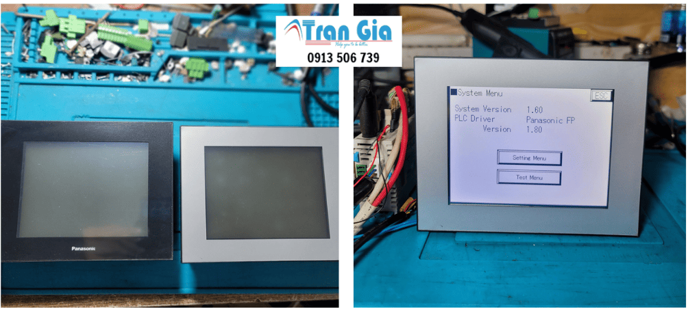 Sửa lấy ngay màn hình HMI Weinview TK6071IQ hư cảm ứng, báo lỗi, loang mờ, sọc LCD 