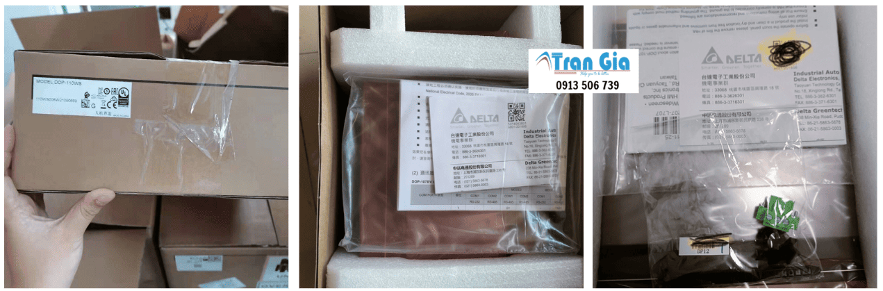 Nơi bán màn hình Cảm ứng Delta 10 inch, Model Delta DOP-110WS uy tín toàn quốc