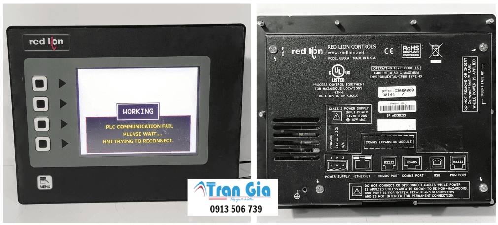 Chuyên sửa màn hình cảm ứng Red Lion thay LCD, thay tấm cảm ứng, linh kiện