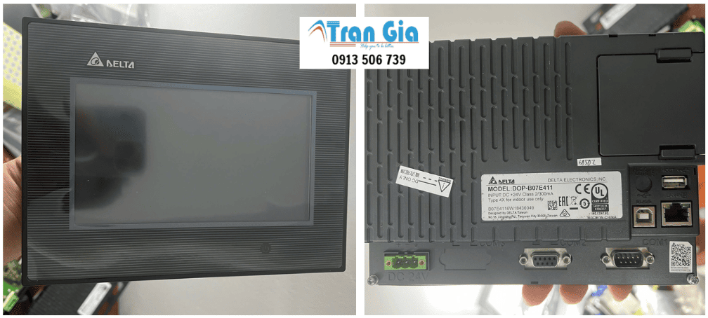 Công ty khu vực miền nam sửa màn hình HMI Delta loạn cảm ứng, nứt, vỡ