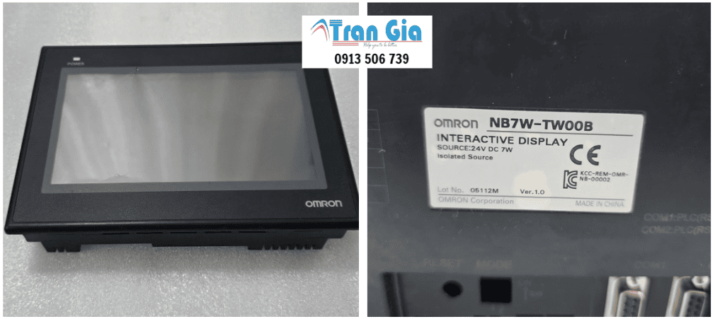 Hình ảnh đang trong quá trình sữa chữa màn hình tại TRAN GIA AITOMATION