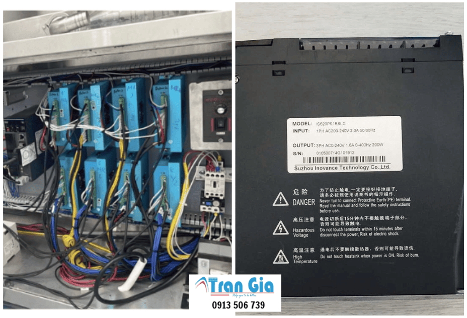 Dịch vụ sửa lấy trong ngày servo Inovance, thay board mạch, thay linh kiện khu vực miền nam
