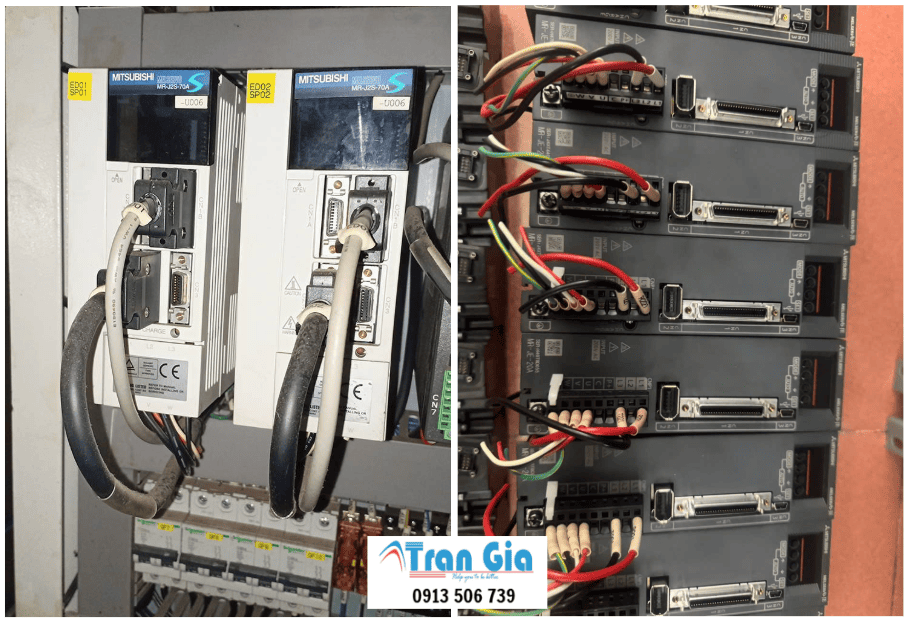 Khắc phục, sửa Servo Mitsubishi báo lỗi trên Driver, thay linh kiện giá tốt