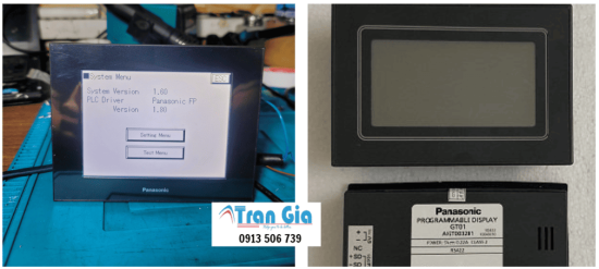 Sửa lấy ngay màn hình Hmi Panasonic báo lỗi màn hình hiển thị bị ố, tối đen, hiển thị mờ
