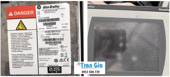 Sửa chữa màn hình HMI Allen Bradley báo lỗi, thay linh kiện chính hãng