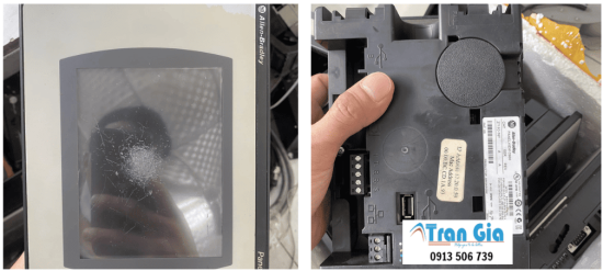 Sửa chữa màn hình HMI Allen Bradley báo lỗi, thay linh kiện chính hãng