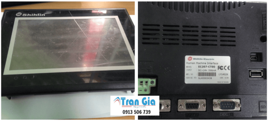 Sửa lấy liền trong ngày màn hình HMI Shihlin mất nguồn, có nguồn cấp mà màn hình không thấy tín hiệu