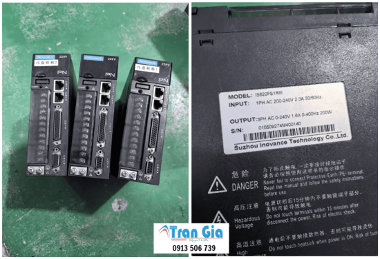 Dịch vụ sửa lấy trong ngày servo Inovance, thay board mạch, thay linh kiện khu vực miền nam