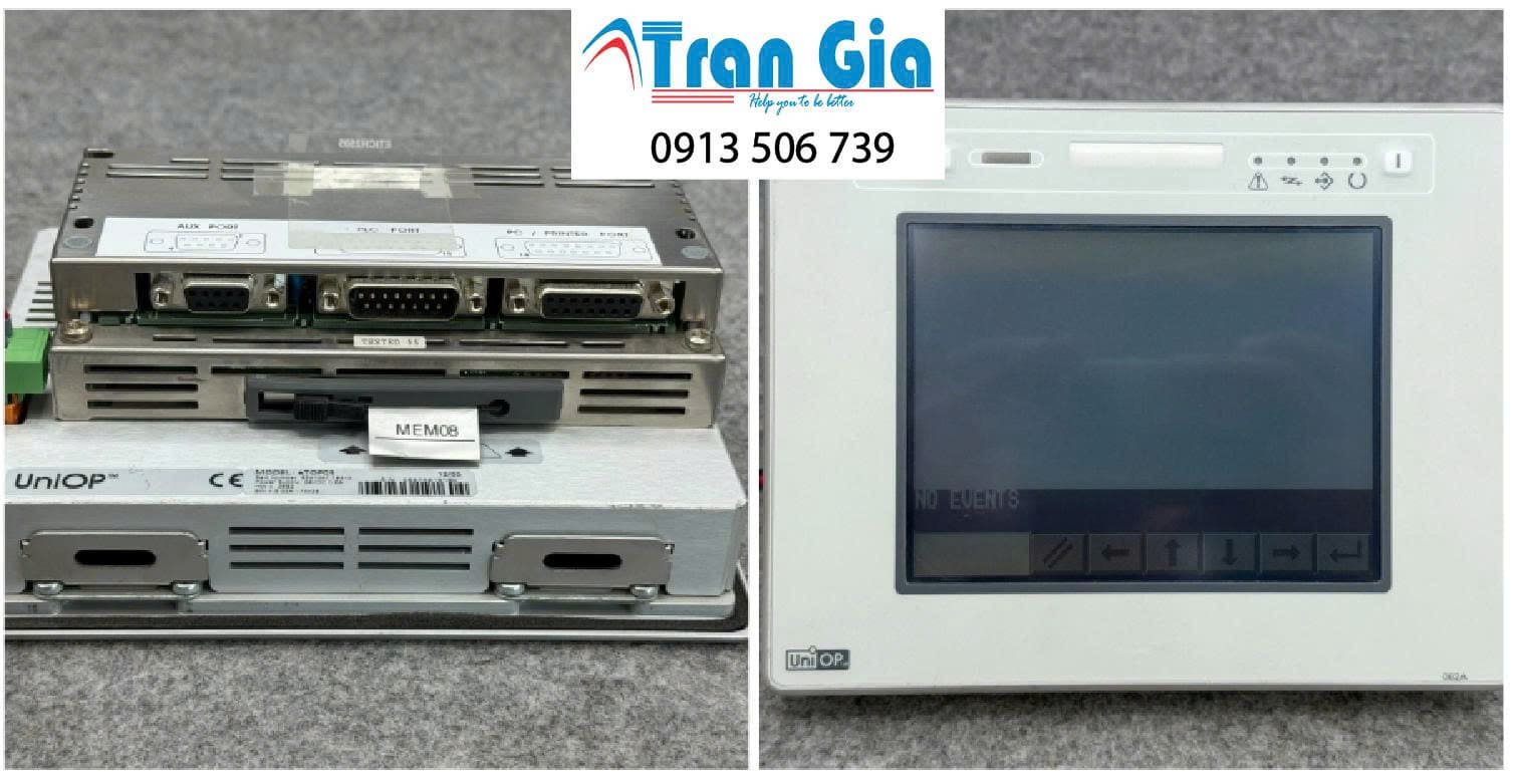 Hình ảnh sửa màn hình HMI đang trong quá trình sửa chữa tại Trần Gia Automation