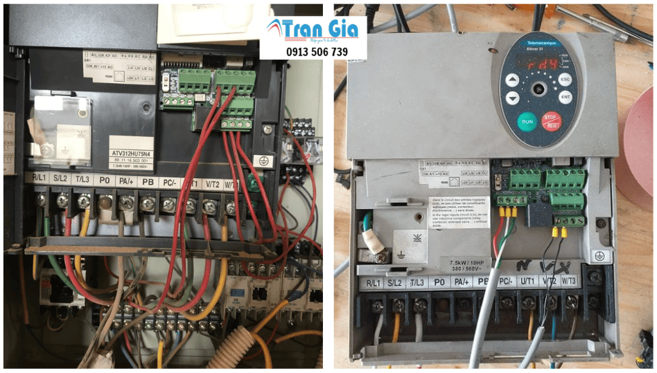 Sửa lấy ngay Biến Tần Schneider Board Mất nguồn, Công Suất Chập IGBT, không hoạt động trong ngày