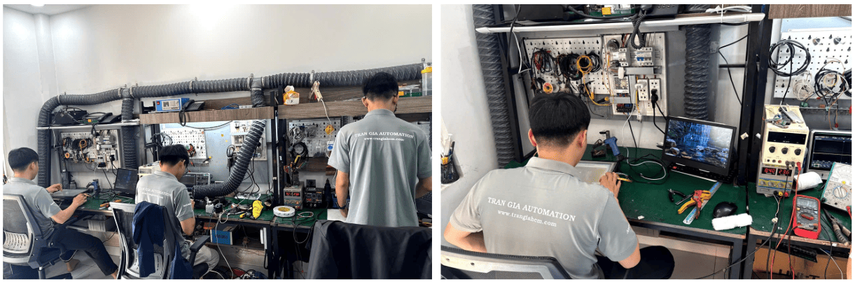 Sửa trong 2 giờ Servo Yaskawa Lỗi communication, mất kết nối với PLC hoặc hệ điều khiển
