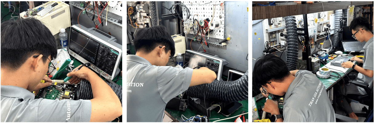 Địa điểm sửa Servo Yaskawa phát tiếng ồn lớn, rung mạnh, không ổn định với giá cả phải chăng