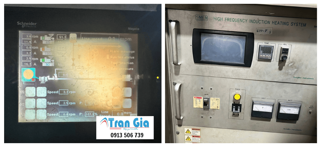 Hình ảnh sửa biến tần đang trong quá trình sửa chữa tại Trần Gia Automation