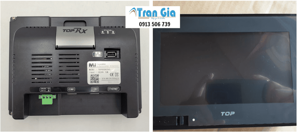 Sửa màn hình HMI M2I nổ bo mạch nguồn, màn hình bị loang, không thấy rõ, không lên đèn bảo hành 3 tháng