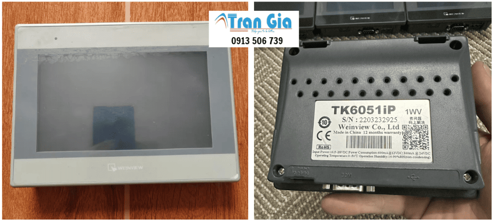 Khắc Phục Lỗi HMI Weinview TK6070iP Không Hiển Thị, Treo Màn Hình, Mất Cảm Ứng
