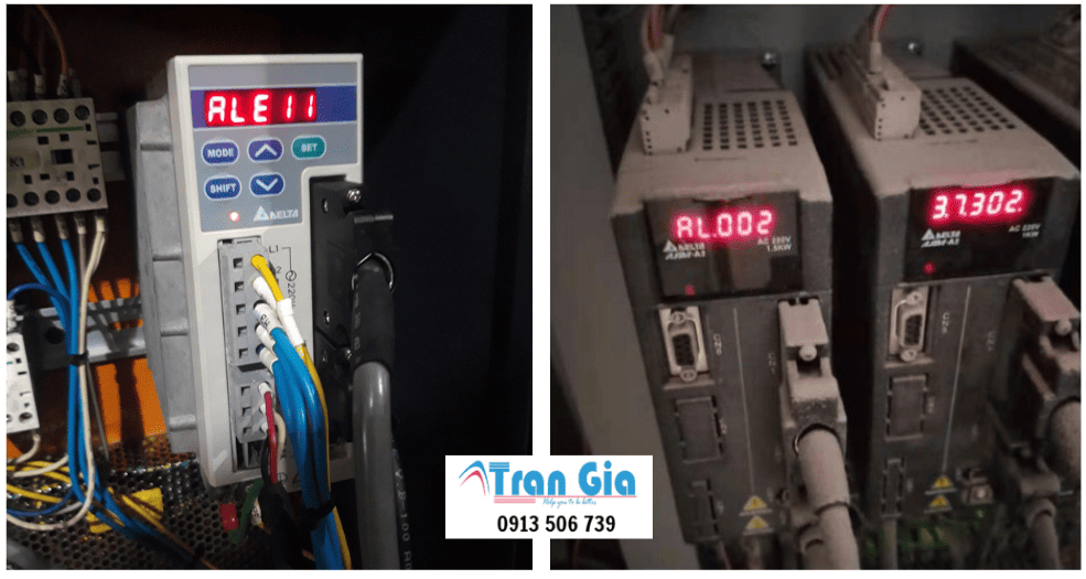 Servo Delta B2 Không Hoạt Động Do Lỗi DC Bus
