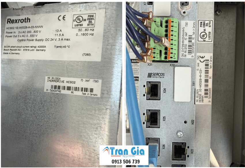 Sửa Lấy Liền Servo Rexroth IndraDrive Báo Lỗi Encoder – Thay Encoder Motor Servo Bosch Chính Hãng