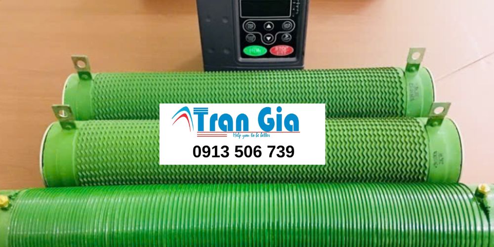 Điện trở xả sứ xanh gắn cho biến tần