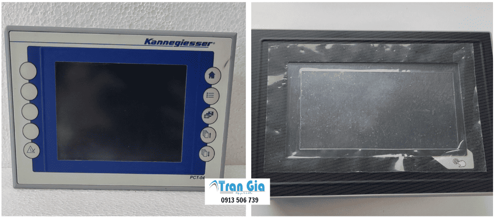 Chuyên nhận sửa chữa màn hình HMI các hãng lỗi đang chạy màn hình bị tối đen, màn hình bị loang