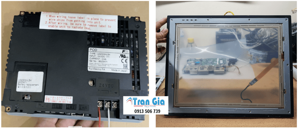 Nhận sửa màn hình Fuji lỗi loang mờ model UG220H-SC4, hư phần LCD hiển thị