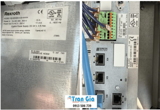 Sửa Lấy Liền Servo Rexroth IndraDrive Báo Lỗi Encoder – Thay Encoder Motor Servo Bosch Chính Hãng
