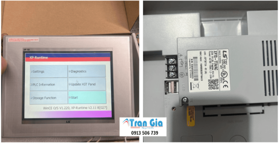 Sửa chữa HMI máy dán nhãn không lưu được cài đặt