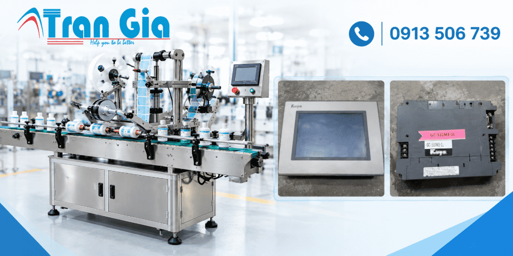Sửa HMI máy dán nhãn báo lỗi hệ điều hành