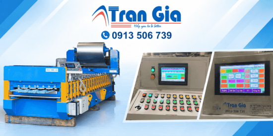 Sửa màn hình máy cán tôn lỗi cảm ứng không bấm được, màn hình bị ố, không lên hình