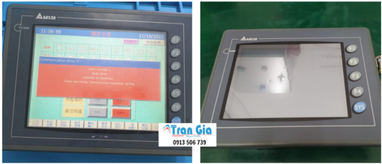 Sửa màn hình HMI Delta lỗi cảm ứng, liệt touch uy tín chuyên nghiệp