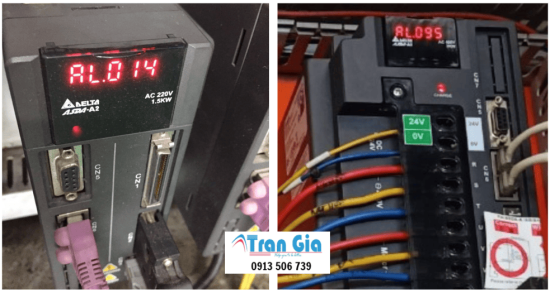 Sửa Chữa Servo Delta không lên nguồn